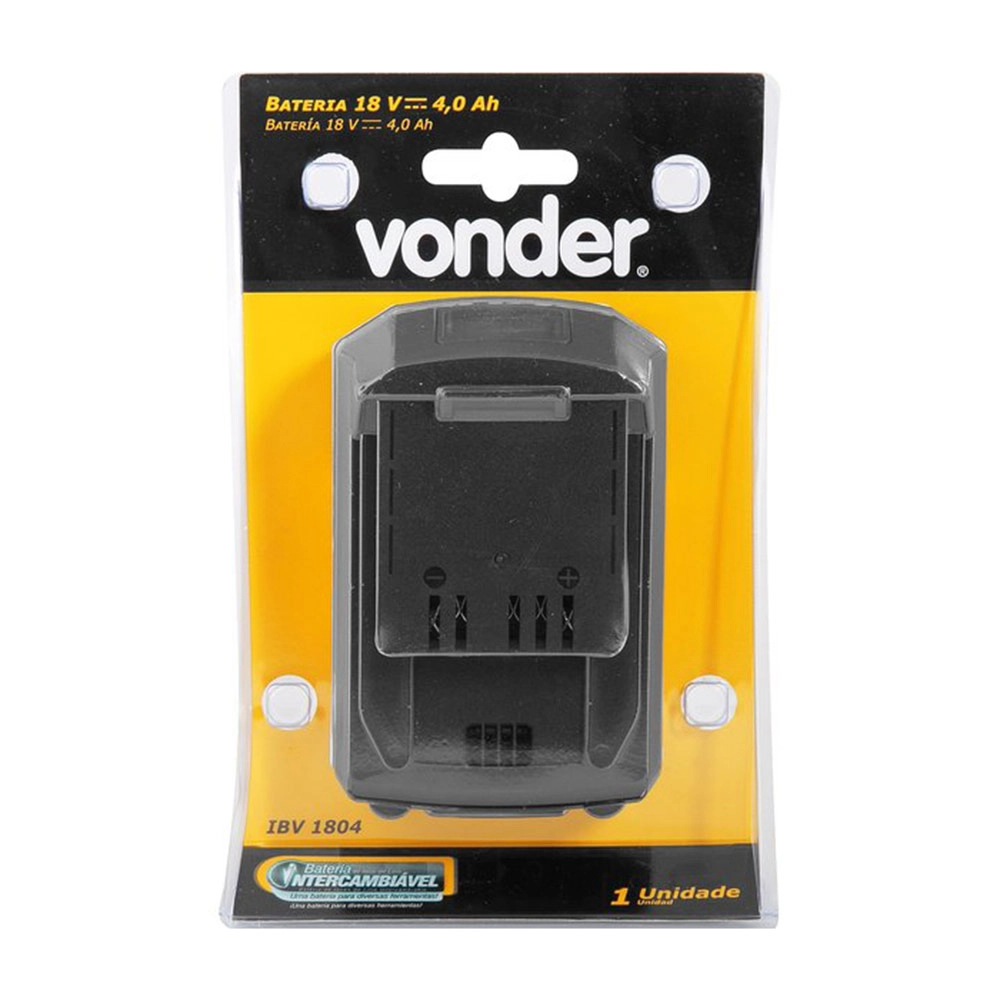 Bateria Íons de Lítio 18V 4AH IBV1804 Vonder