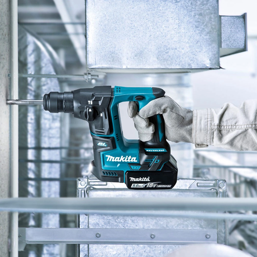 Martelete Rotativo Rompedor Bateria 18V 3AH e Carregador DC18RC DHR171ZP Makita Martelete Rotativo Rompedor Bateria 18V 3AH e Carregador DC18RC DHR171ZP Makita