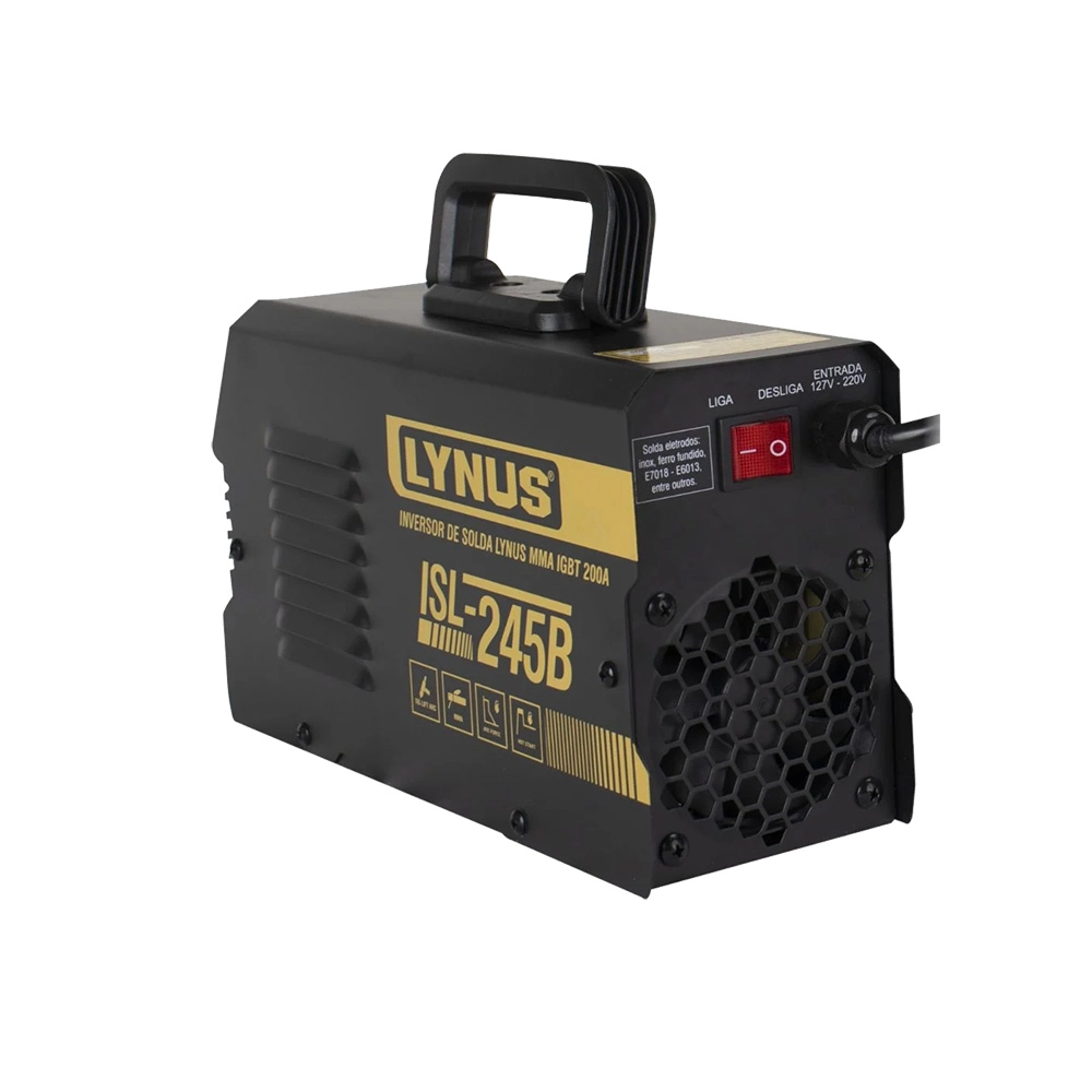 Inversor de Solda MMA/TIG 200A Standard ISL-245B Bivolt Lynus