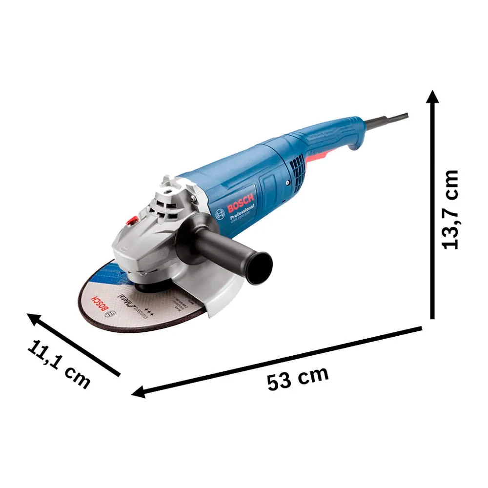 Esmerilhadeira 9" 230mm 2200W GWS2200 Bosch