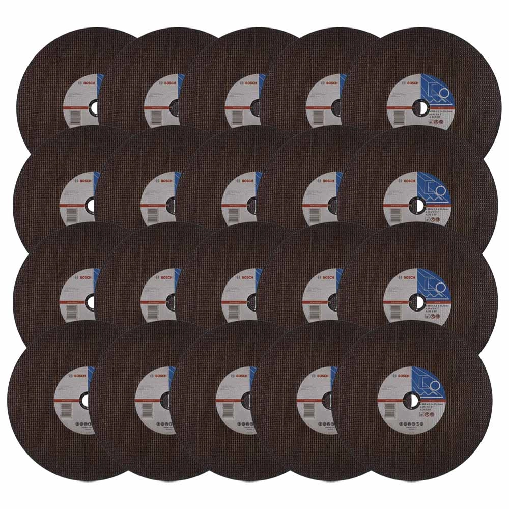 Kit 20 Discos de Corte A 30 S BF 2 telas para policorte 14" Bosch