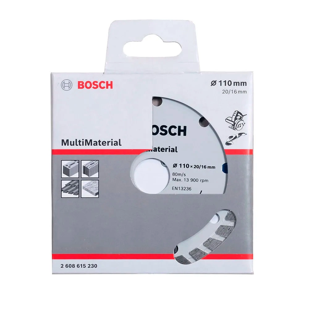 Disco Diamantado MultiMaterial Turbo 110mm Bosch