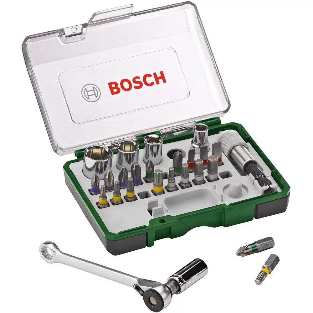 Kit de Bits e Soquetes 27 Peças Bosch