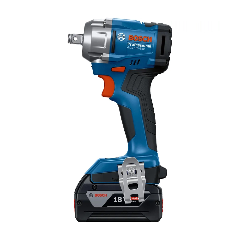 Chave de Impacto 1/2'' 2 Baterias e Carregador 4Ah 18V Brushless GDS18V350 Bosch Chave de Impacto 1/2'' 2 Baterias e Carregador 4Ah 18V Brushless GDS18V350 Bosch
