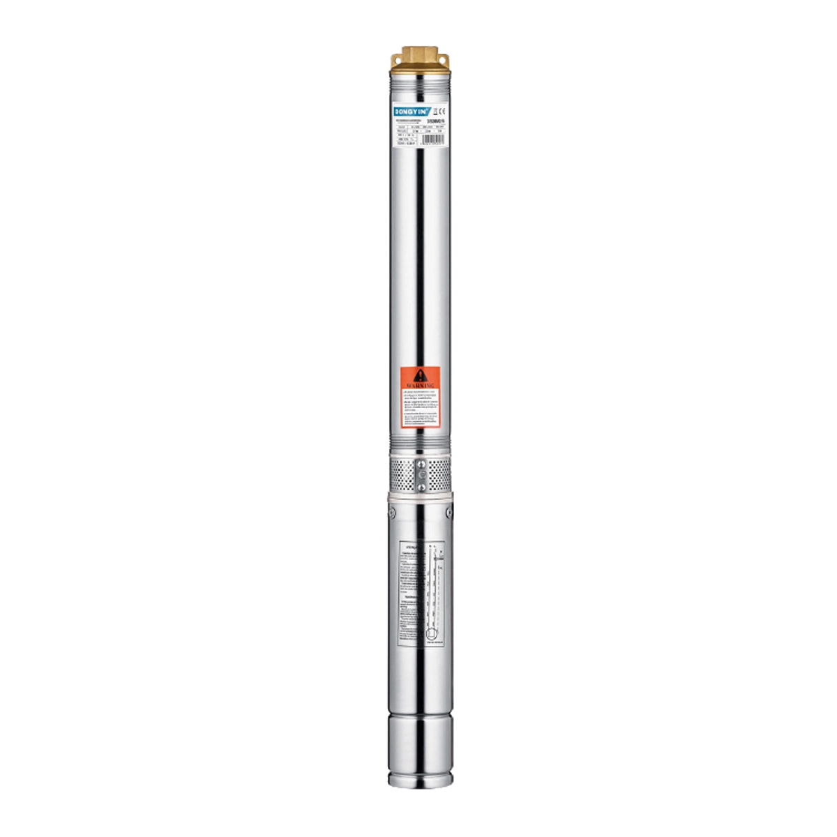 Motobomba Caneta Submersa 1,0 CV Monof 3Pol 3QJD(N) 2/17 Dongyin Lepono 127V