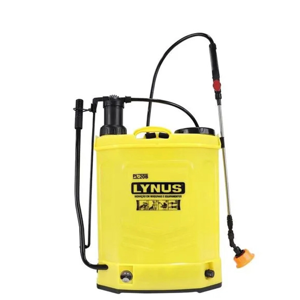 Bomba Veneno Pulverizador Elétrico Costal Bateria 18L PL20B Lynus Bomba Veneno Pulverizador Elétrico Costal Bateria 18L PL20B Lynus