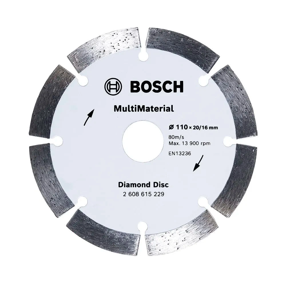 Disco Diamantado MultiMaterial Segmentado 110mm Bosch