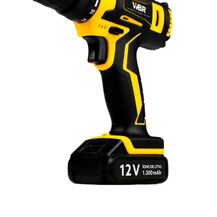 Parafusadeira Furadeira a Bateria 1,3Hp 12V PFWBR012 WBR Wagner
