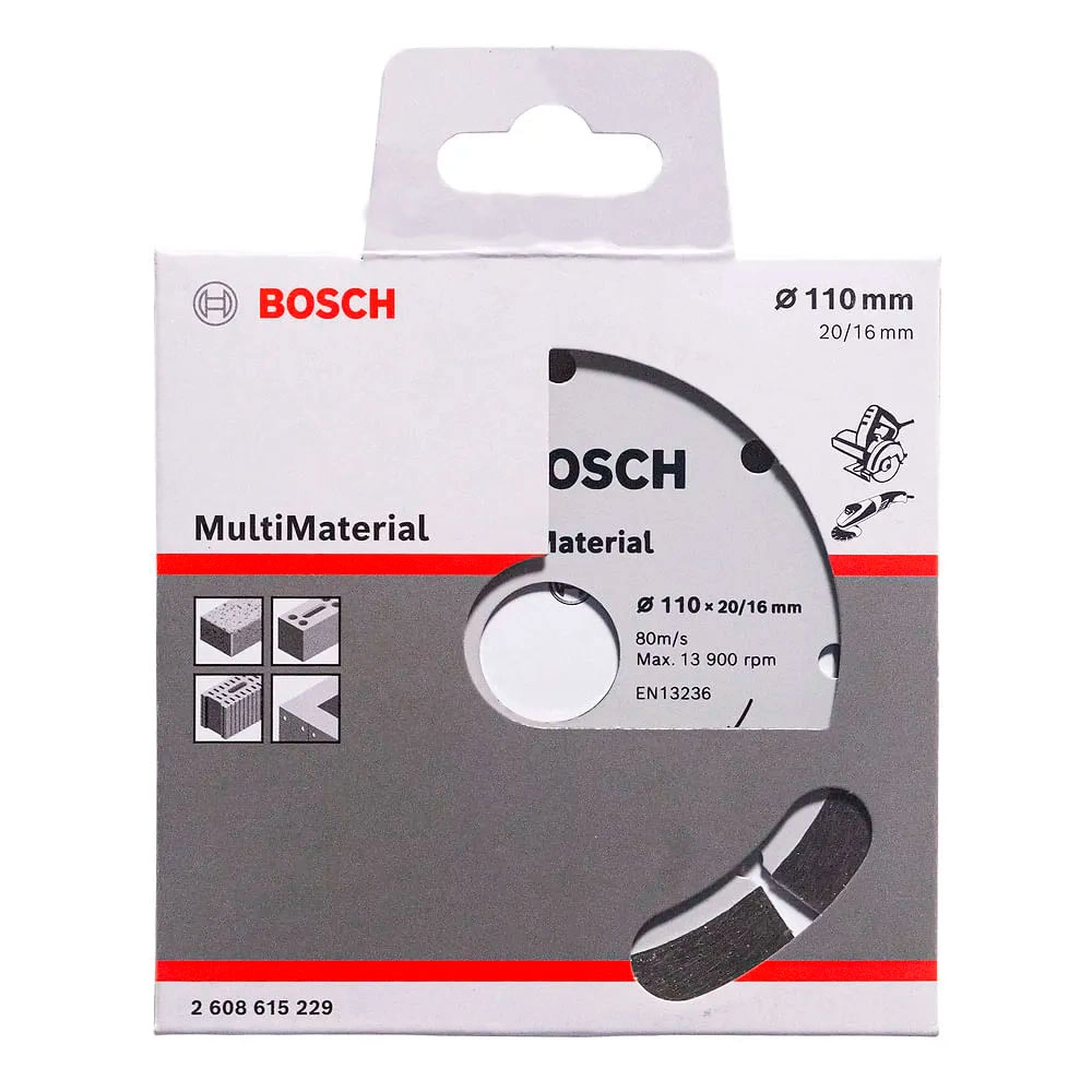 Disco Diamantado MultiMaterial Segmentado 110mm Bosch
