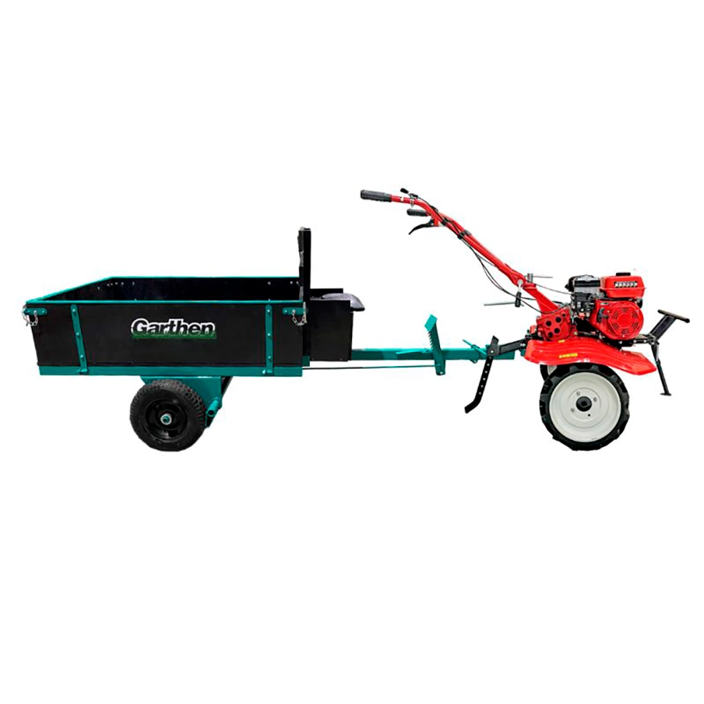 Motocultivador Tratorito 7HP 4T Roda Grande GMG7000-8 + Carretinha 250Kg GCM250 Garthen Motocultivador Tratorito 7HP 4T Roda Grande GMG7000-8 + Carretinha 250Kg GCM250 Garthen