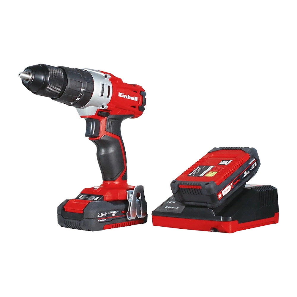 Parafusadeira Furadeira de Impacto 2 Bat 2,0Ah 18V Bivolt Maleta TE-CD 18/2 Li-i 2B Einhell