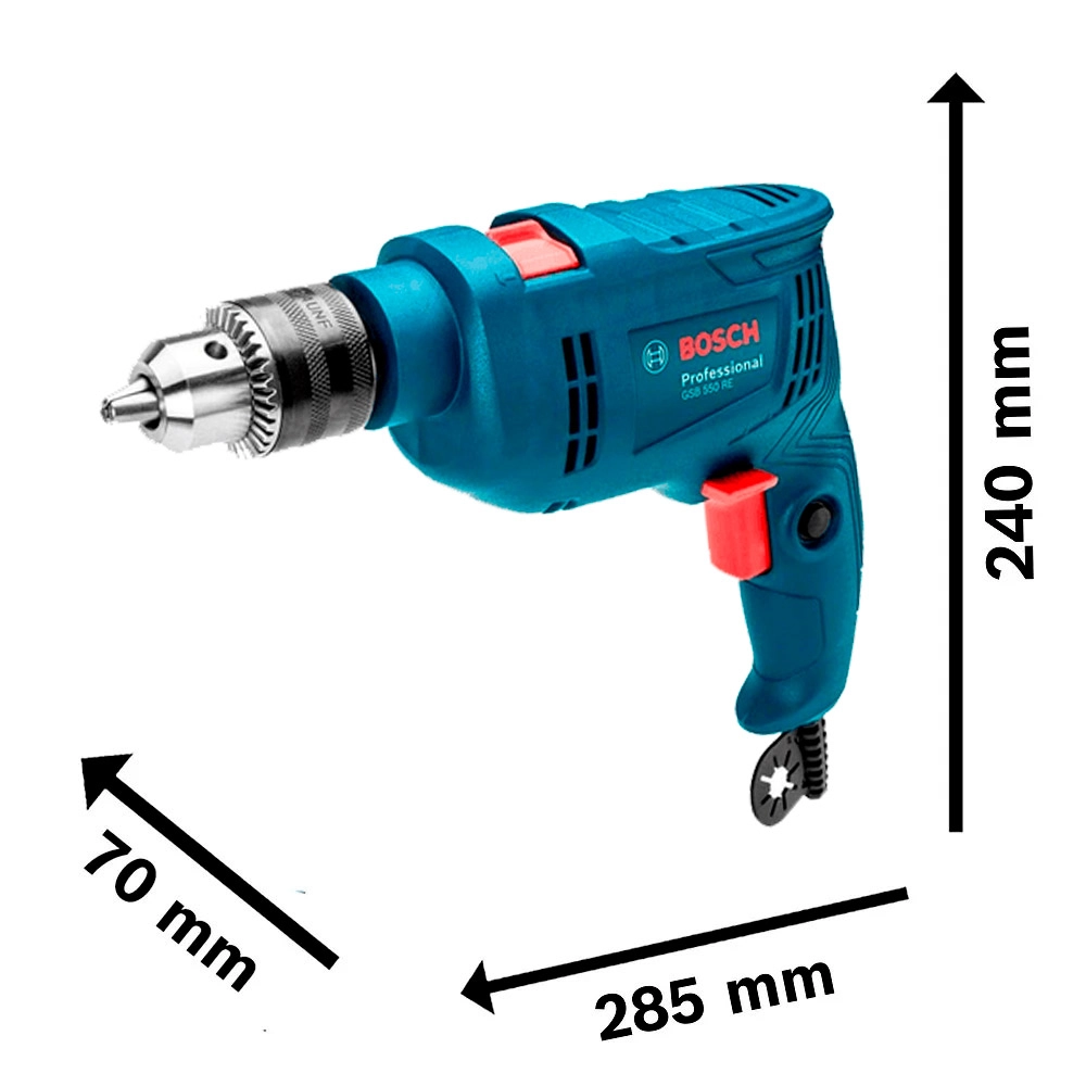 Combo Furadeira de Impacto GSB550 + Esmerilhadeira Com Bolsa GWS850 Bosch Combo Furadeira de Impacto GSB550 + Esmerilhadeira Com Bolsa GWS850 Bosch