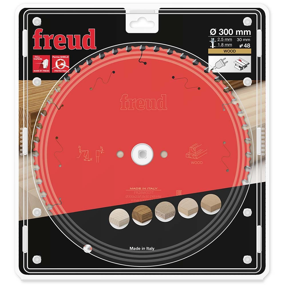 Disco de Serra Madeira 300mm (12Pol) 48 dentes FR28W001T Freud