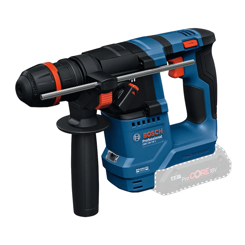 Martelete Perfurador Rompedor 18V Sem Bateria GBH18V18X Bosch Martelete Perfurador Rompedor 18V Sem Bateria GBH18V18X Bosch