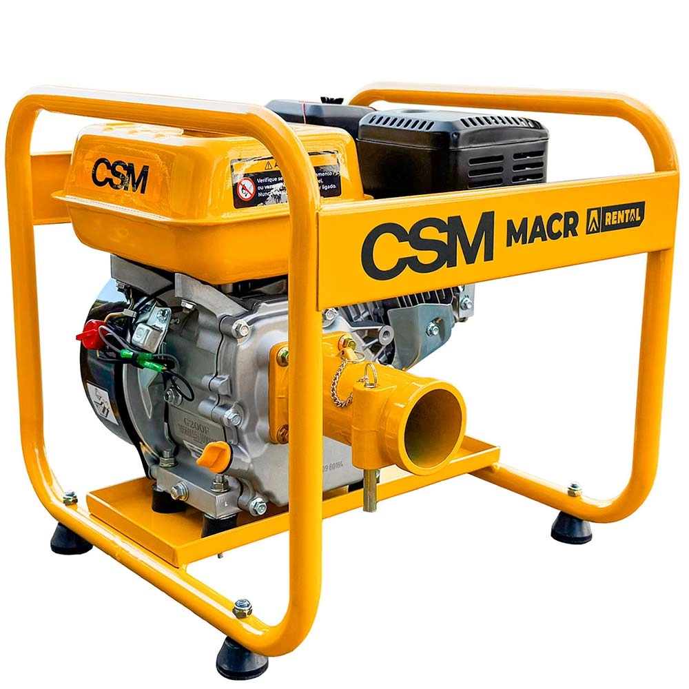 Bomba Submersível de Mangote 6M BS2 Com Motor Acionamento Combustão 6,5Hp MACR CSM
