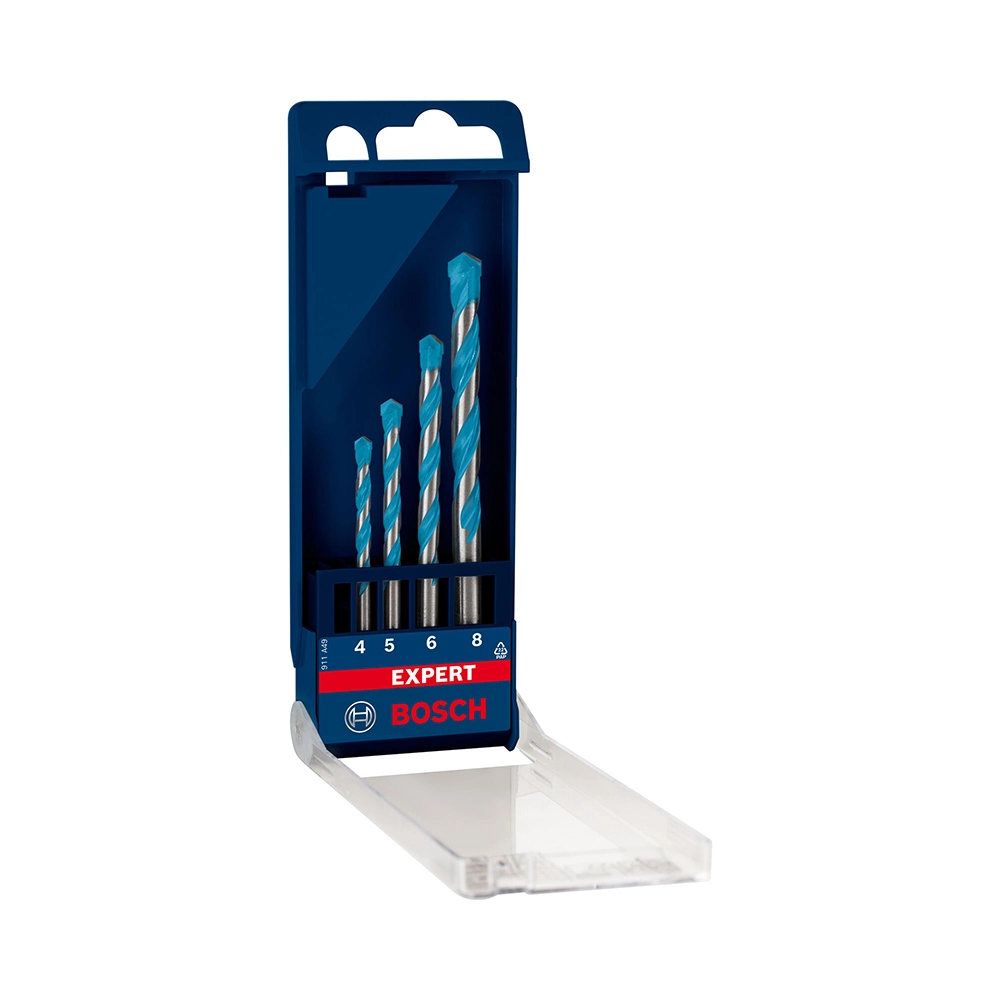 Kit 4un Broca 4 a 8mm Multiconstruction CYL-9 Bosch