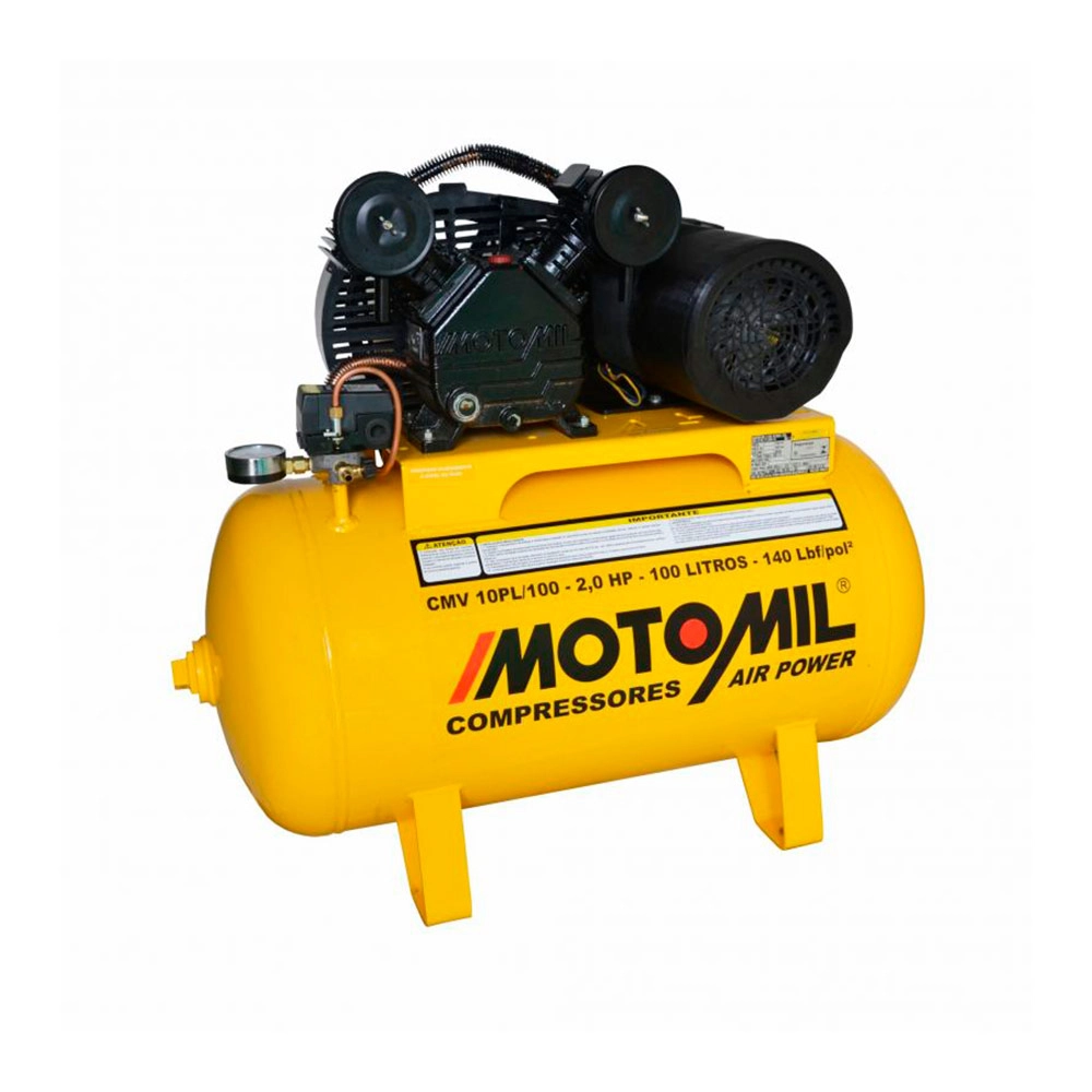 Compressor de Ar 2HP 140PSI  CMV-10PL/100 Motomil 220V