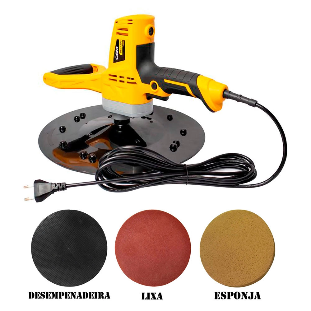 Desempenadeira Elétrica Para Reboco Com Acess 1200w DEC1200 CSM