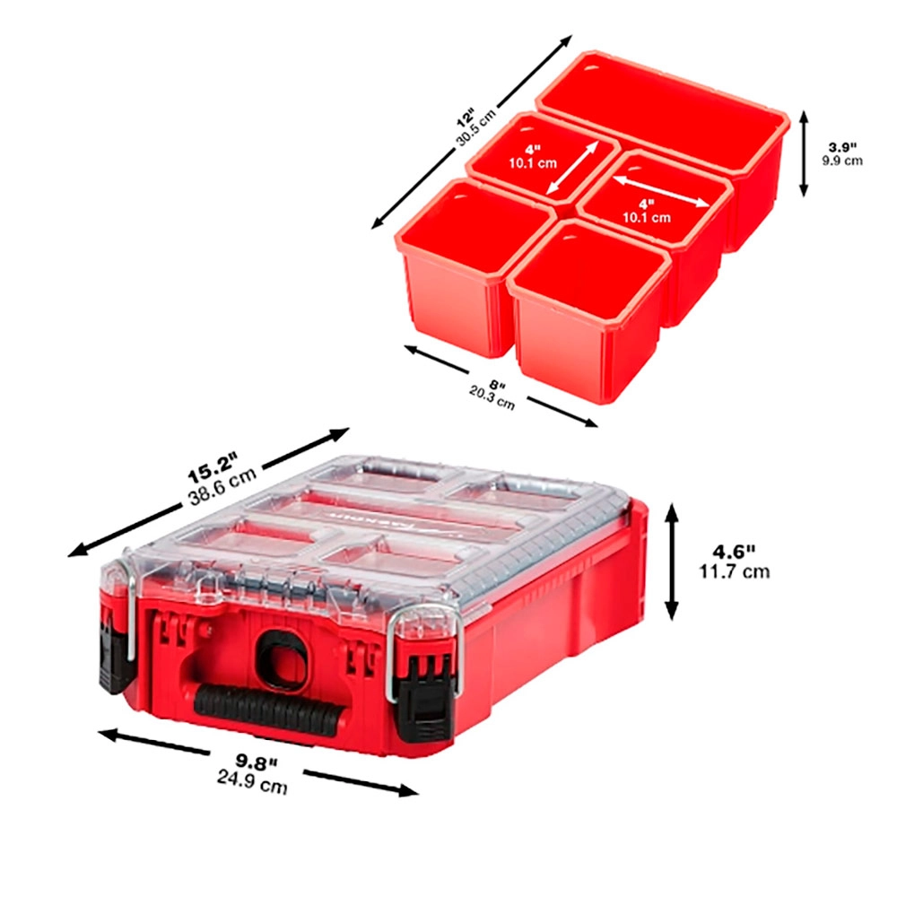 Kit Maletas e Caixas Com Carrinho Packout 3 Milwaukee Kit Maletas e Caixas Com Carrinho Packout 3 Milwaukee