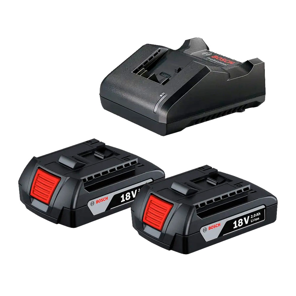 Kit Parafusadeira e Furadeira 2 Bat 2AH 18V Bivolt GSB185-LI + GDR18V-200 Bosch