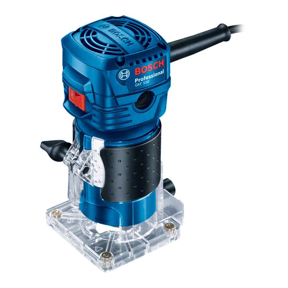 Tupia Laminadora 550w Pinça 6mm e 1/4 GKF550 Bosch Ferramentas